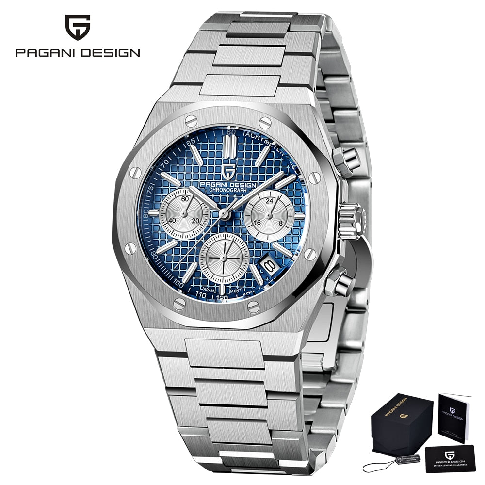 2023 neue PAGANI Design männer Sport Quarz Uhren Top Marke Sapphire Edelstahl 200m Wasserdicht Chronograph Reloj Hombre horloges