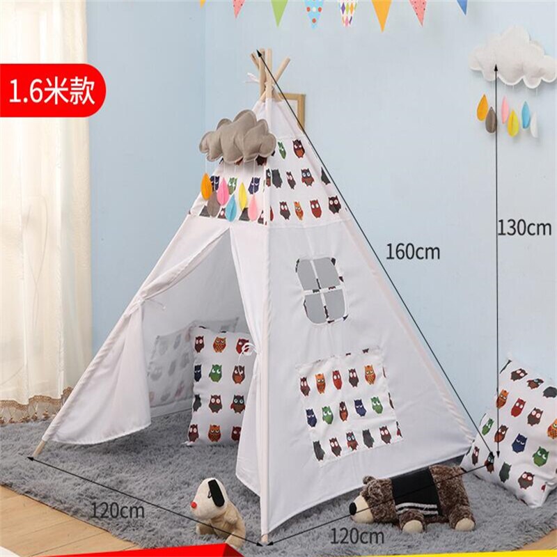 Kinderzelt Wigwam für Kinder Haus für Kinder Campingzelt Spielhaus für Kinder Kinderspielzelte Indoor-Kinderzelt