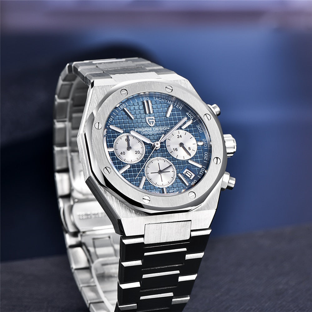 2023 neue PAGANI Design männer Sport Quarz Uhren Top Marke Sapphire Edelstahl 200m Wasserdicht Chronograph Reloj Hombre horloges