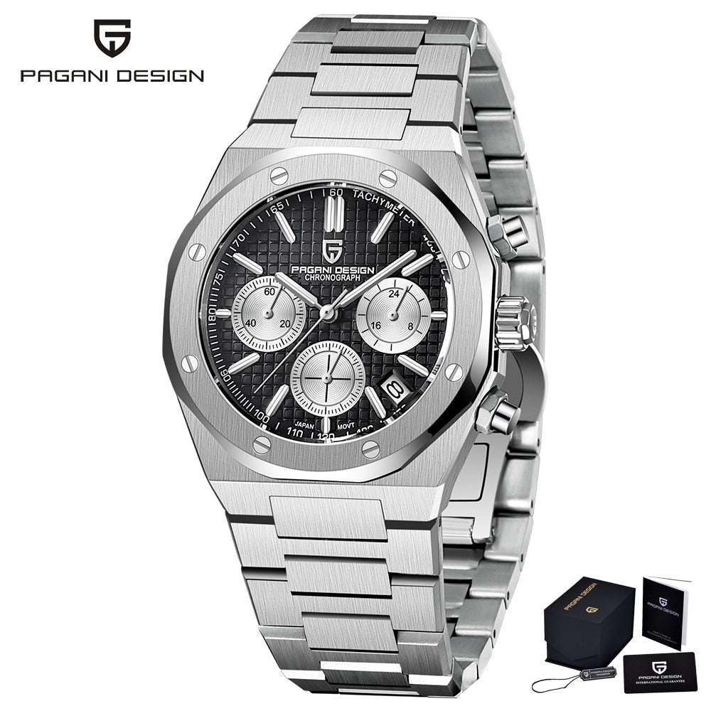 2023 neue PAGANI Design männer Sport Quarz Uhren Top Marke Sapphire Edelstahl 200m Wasserdicht Chronograph Reloj Hombre horloges