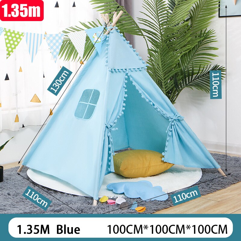 Kinderzelt Wigwam für Kinder Haus für Kinder Campingzelt Spielhaus für Kinder Kinderspielzelte Indoor-Kinderzelt