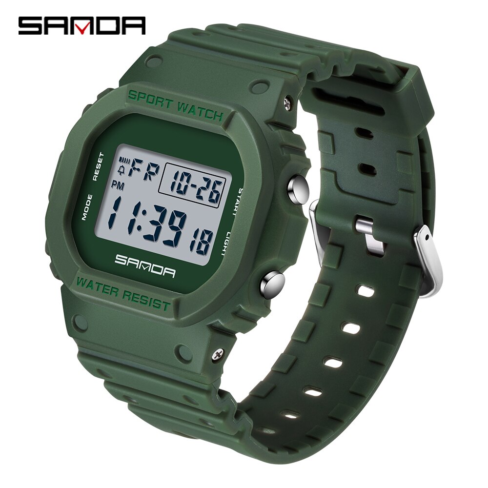 SANDA Sports Watch Men Top Brand Luxury Famous LED Digital Watches Male Clocks Men's Watch Relojes Deportivos Herren Uhren