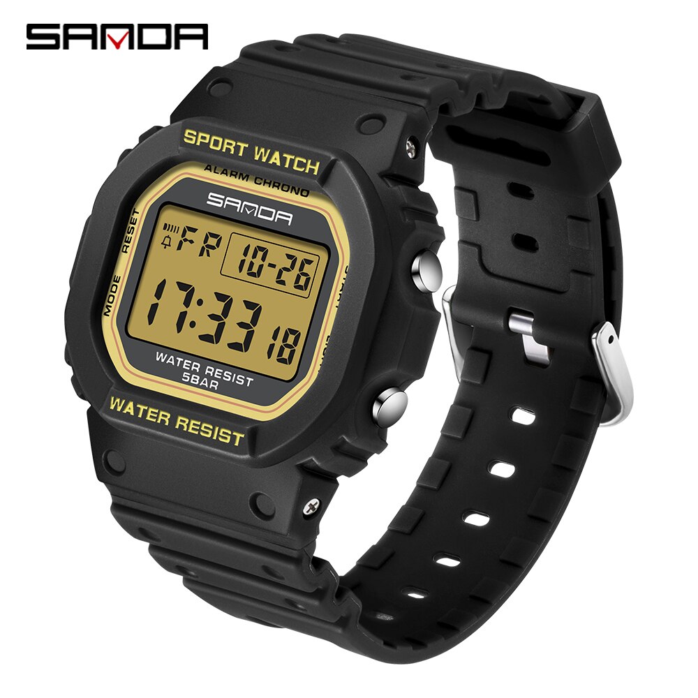SANDA Sports Watch Men Top Brand Luxury Famous LED Digital Watches Male Clocks Men's Watch Relojes Deportivos Herren Uhren