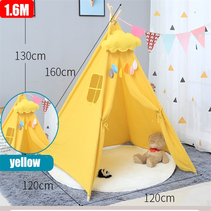 Kinderzelt Wigwam für Kinder Haus für Kinder Campingzelt Spielhaus für Kinder Kinderspielzelte Indoor-Kinderzelt