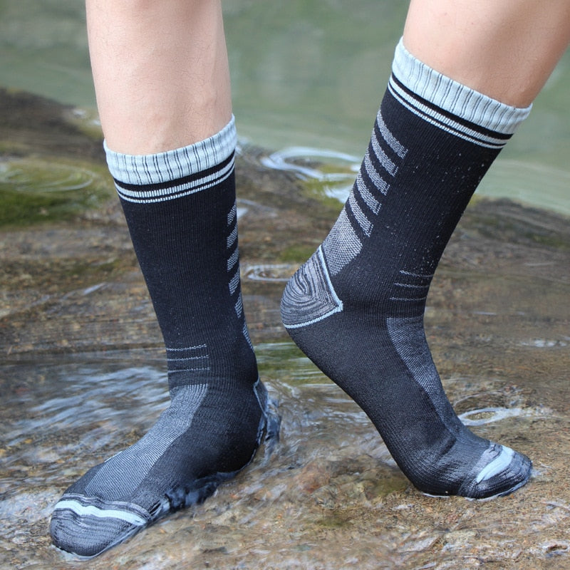 Wasserdichte Socken Atmungsaktive Outdoor Wasserdicht Wandern Waten Camping Winter Skifahren Socke Reiten Schnee Warme Wasserdichte Socken