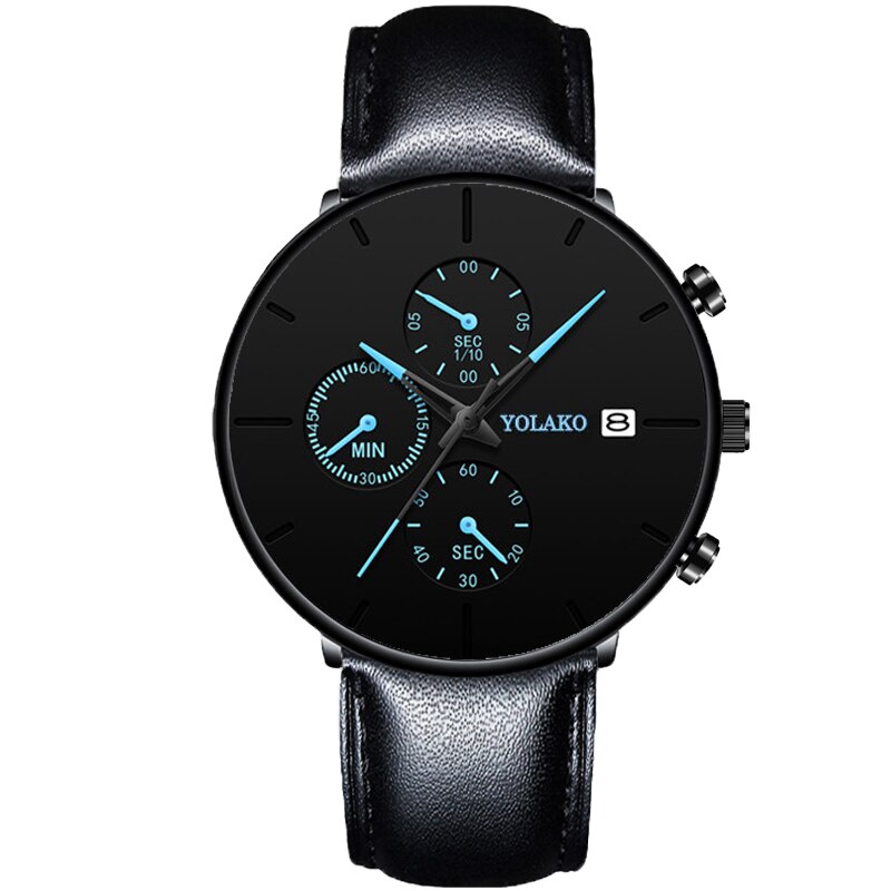 Reloj hombre Mens Fashion Uhren Edelstahl Mesh Gürtel Kalender Quarzuhr Männer Business Casual Uhr relogio masculino