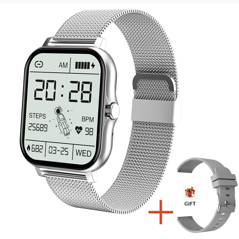 LIGE 2022 Smart Uhr Für Männer Frauen Geschenk Full Touch Screen Sport Fitness Uhren Bluetooth Anrufe Digitale Smartwatch Armbanduhr