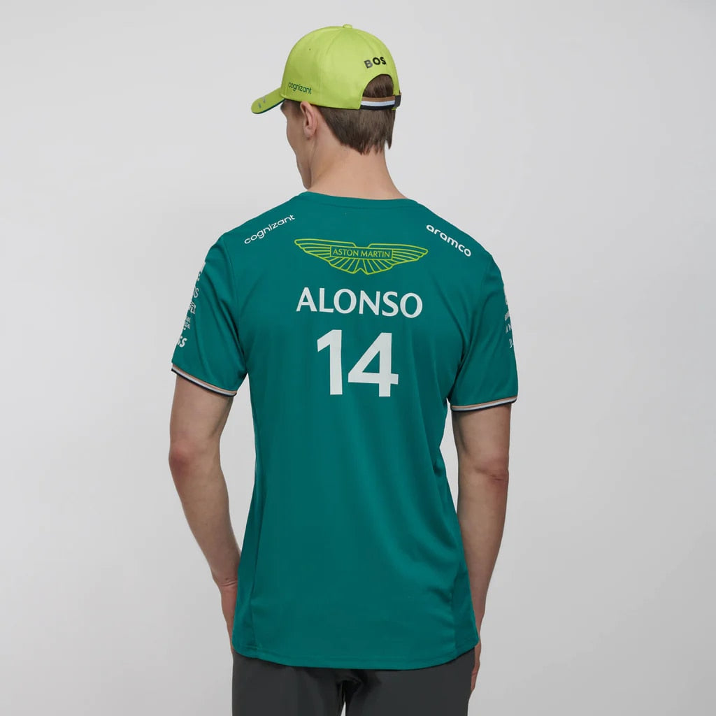 T-Shirts des Aston Martin F1-Teams 2023, des spanischen Rennfahrers Fernando Alonso 14 und STROLL 18, übergroße T-Shirts im heißen Sale